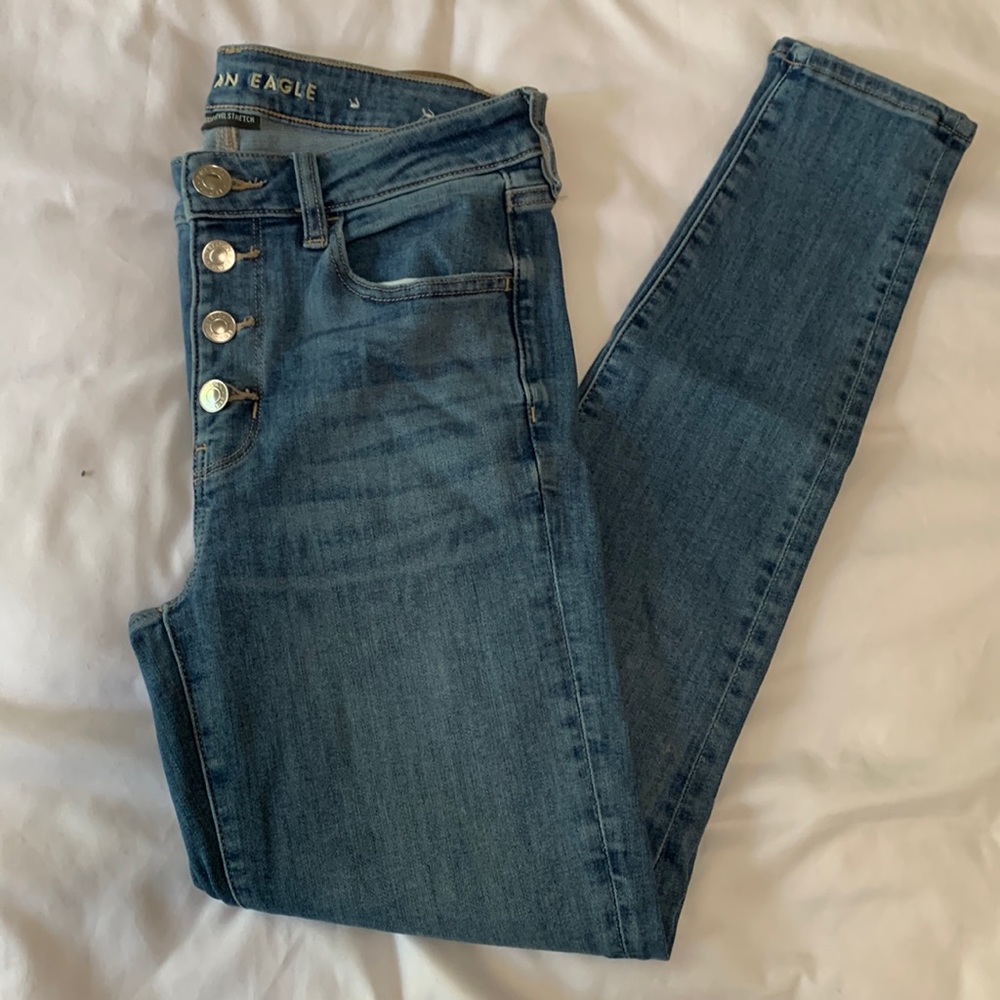 American Eagle High Rise Jegging Crop